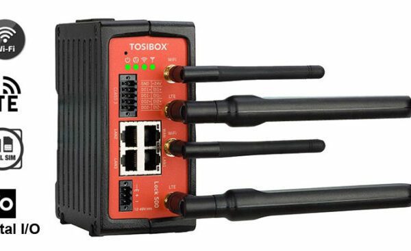 LOCK 500 TBL5iCPS - průmyslový VPN router s napájecím zdrojem, s modemem pro oblasti USA/CAN/EMEA