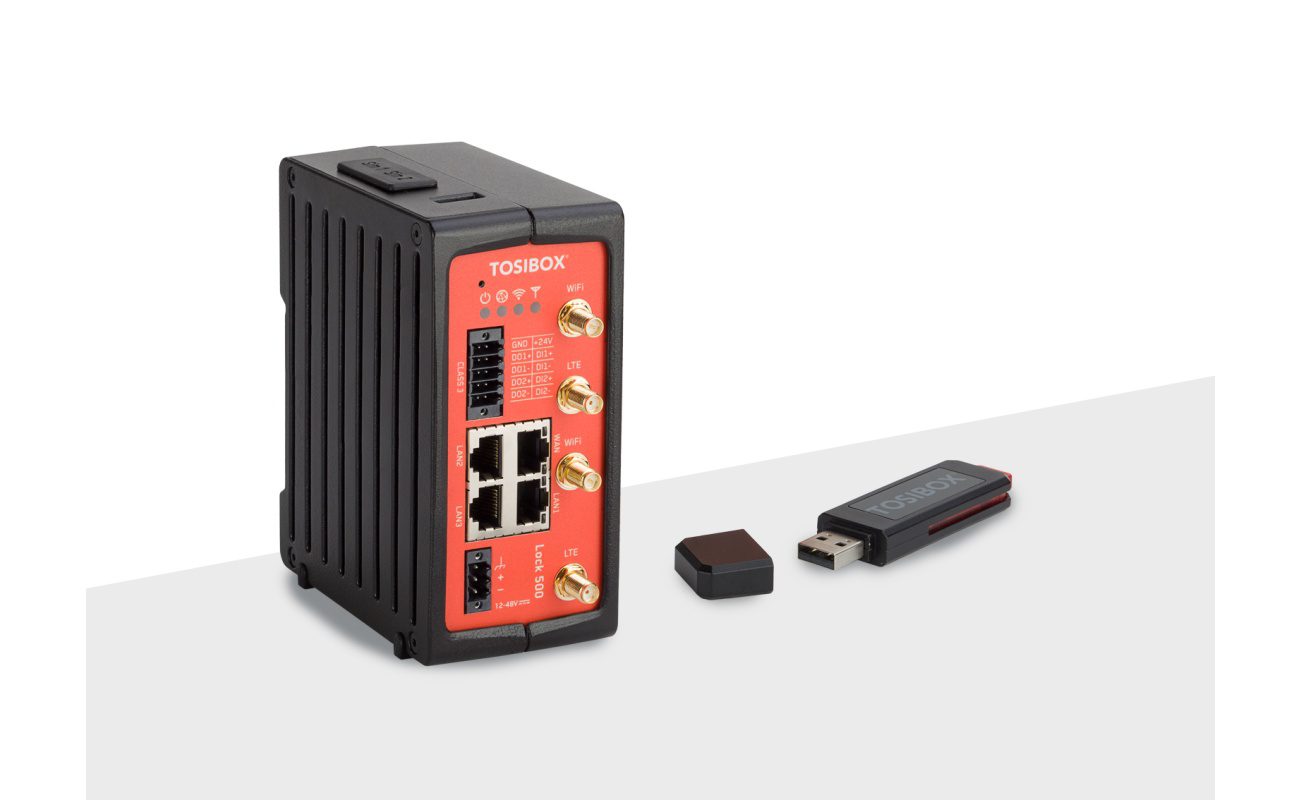 LOCK 500 TBL5 průmyslový VPN router bez napájecího zdroje, bez modemu
